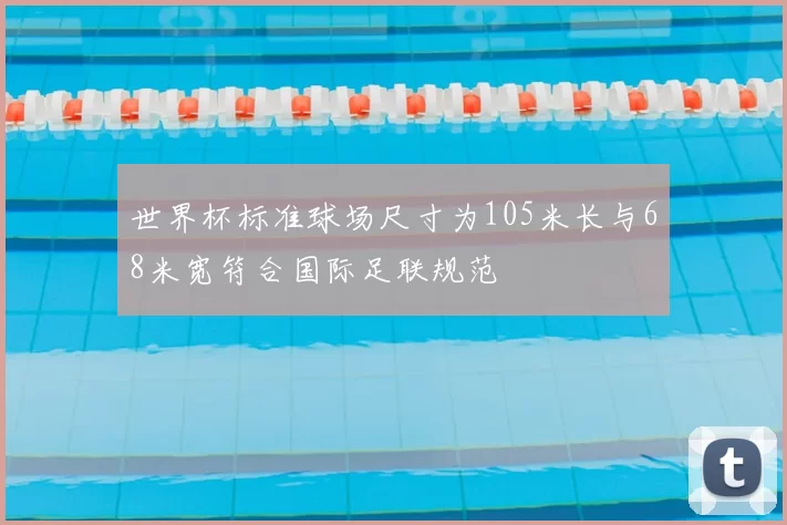 世界杯标准球场尺寸为105米长与68米宽符合国际足联规范