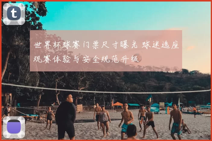 世界杯球赛门票尺寸曝光 球迷选座观赛体验与安全规范升级