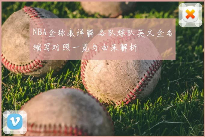 NBA全称表详解 各队球队英文全名缩写对照一览与由来解析