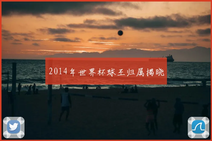 2014年世界杯球王归属揭晓